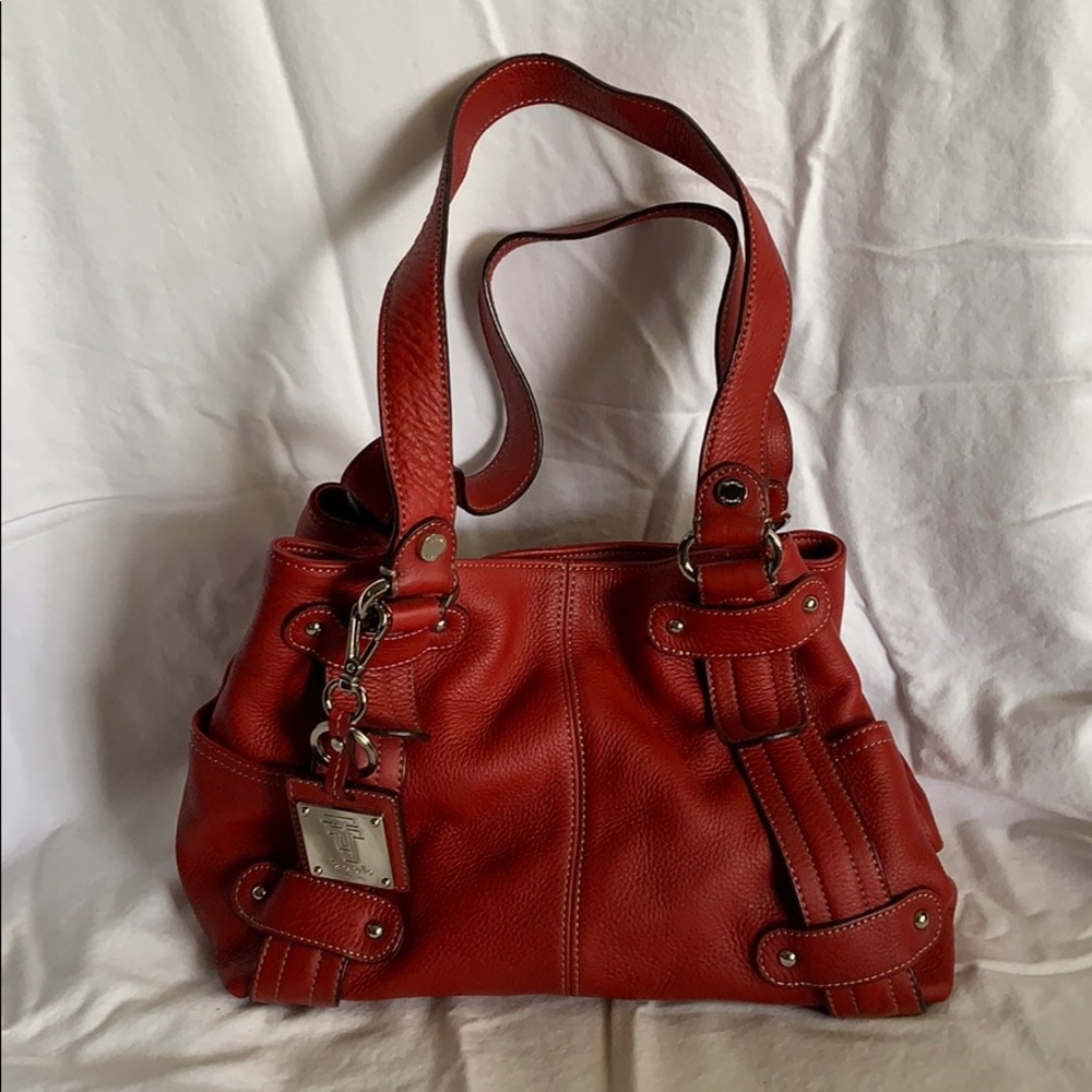 Red Tignanello Medium Satchel